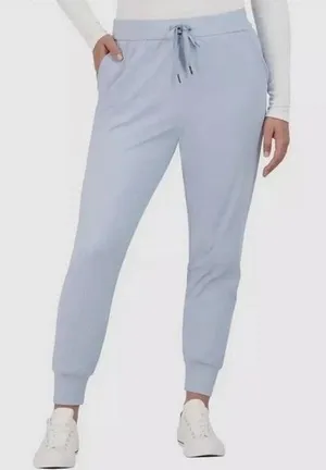 Sage Collective Women's Dusty Blue High Rise Drawstring Activewear Joggers L EUC thumbnail 1