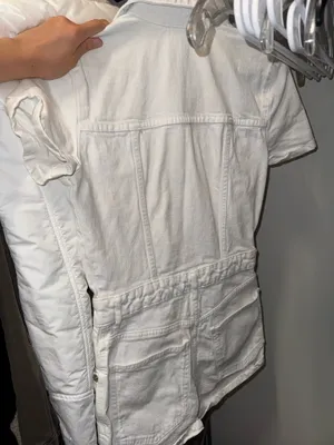 ZARA Romper Denim White thumbnail 3