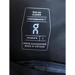 On Running Performance Short Sleeve Yoga Gym Athletic Activewear T-Shirt Top L thumbnail 5
