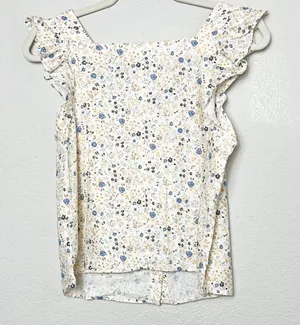 Madewell New Floral Top thumbnail 3