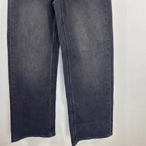 Quince Black Organic Cotton Tencel Straight Leg Jeans Womens Size 26 Faded Denim thumbnail 3