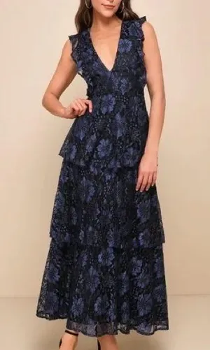 Lulu’s Lace Maxi Dress thumbnail 1