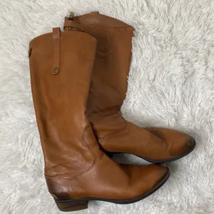 Sam Edelman faux leather brown riding boots thumbnail 8