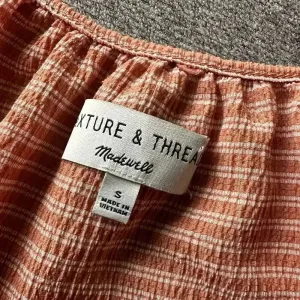 Madewell Texture & Thread Short Sleeve Peasant Blouse Top Small thumbnail 5