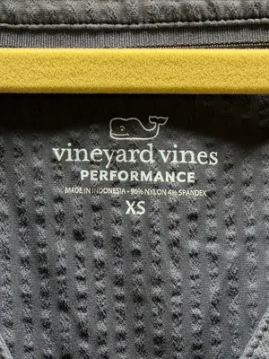 Vineyard Vines Performance Navy Blue Sophie Harbor Flutter Sleeve Tiered Dress thumbnail 7