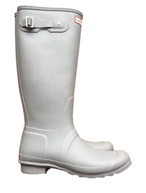 HUNTER NEW Women's Classic Tall Tundra Grey Rain Boot Size 9 #242601 thumbnail 1