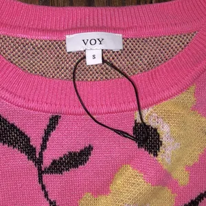 VOY floral knit sweater size smalll thumbnail 2