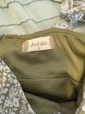 Green Floral Altar'd State Dress thumbnail 2