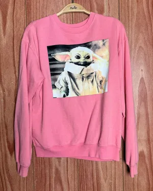 Star Wars Pink Baby Yoda‎ Sweatshirt thumbnail 1