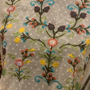 Embroidered sheer maxi dress Size L thumbnail 2