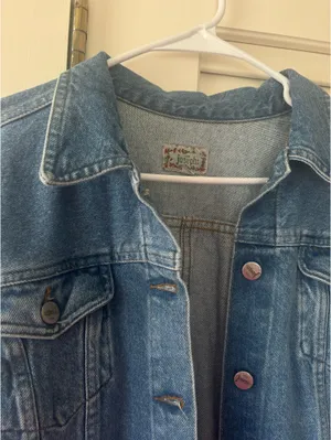 Vintage Denim Jacket Blue Size L thumbnail 3
