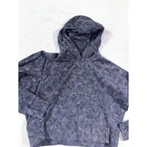 Athleta Navy Printed Farallon Hooded Sweatshirt #572247 Small thumbnail 2