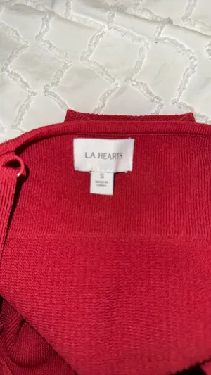 LA Hearts Red Tank Cropped  thumbnail 3