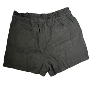LOFT Womens Medium Green Paperbag Waist Drawstring Utility Shorts Casual Relaxed thumbnail 2