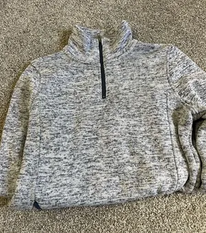 Blue and White Quarter Zip Size M thumbnail 1