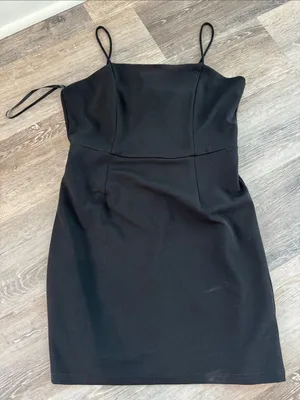 Classic Black Spaghetti-Strap Dress - NEW WITH TAGS thumbnail 1