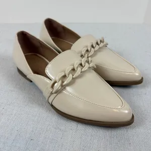 LC Lauren Conrad Demii Chain Women's Loafers Bone Size 6 thumbnail 2