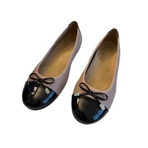 Vionic Cap Toe Ballet Flats Blush Pink BLK Bow Preppy‎ Coquette 9.5 EU41 Slip On thumbnail 6