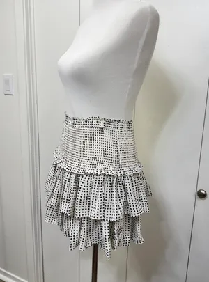 RESET Charlie Mini Skirt Polka Dot Casual Womens Medium thumbnail 3