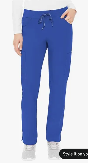 Royal Blue MedCouture Scrub Pants thumbnail 1