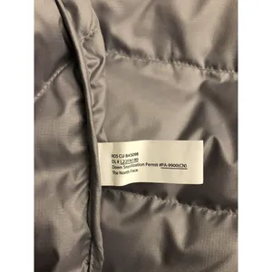 The North Face Women Flare 2 II Puffer 550 Down Packable Jacket Grey Large New thumbnail 4