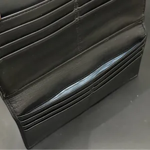 Vintage COACH Soho Black Leather Buckle Trifold Wallet thumbnail 9