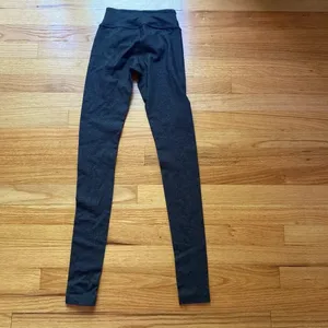 Beyond Yoga Black Charcoal Space Dye Leggings Essential Long Leggings Grey‎ Gray thumbnail 8