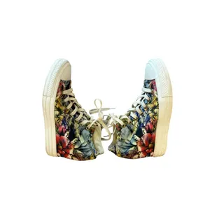 Converse Chuck Taylor All Star Lux Hi Floral Hidden Heel Wedge Womens Size 7 thumbnail 3