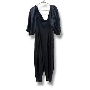Free People Lotta Love Jumpsuit Womens XS Gray Harem‎ Boho Lounge thumbnail 2