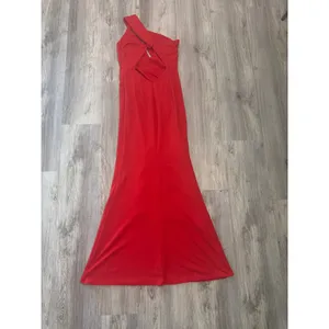Revolve x Katie May Edgy Dress Red One Shoulder Cutout Maxi Gown‎ Dress Medium thumbnail 4