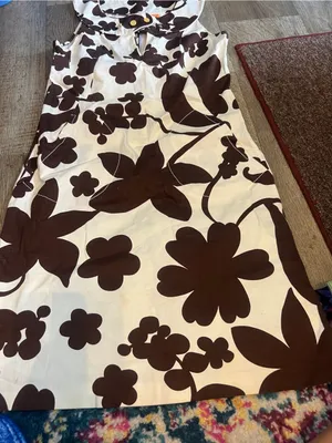 Tory Burch brown printed dress size 2 thumbnail 6