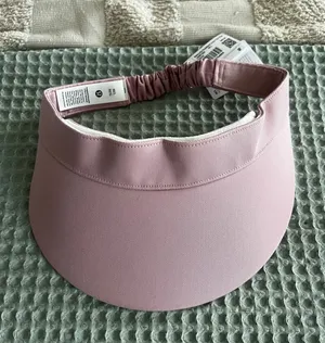 NWT Lululemon Removable Sweatband Cotton Twill Visor‎ M/L thumbnail 1
