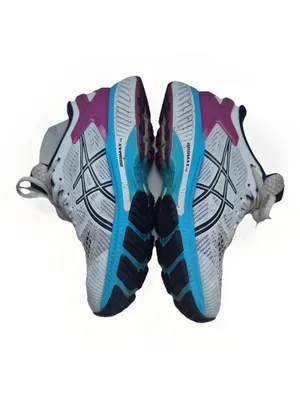 Asics Gel Kayano 26 Women's Size 8 Running Shoes White Pink Blue thumbnail 2