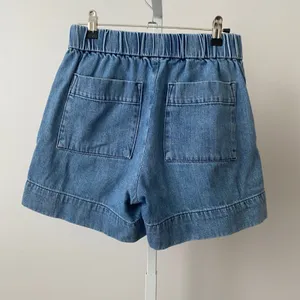 Everlane Organic Cotton Relaxed Coastal Clean Sustainable Easy Jean Short 0 Blue thumbnail 6