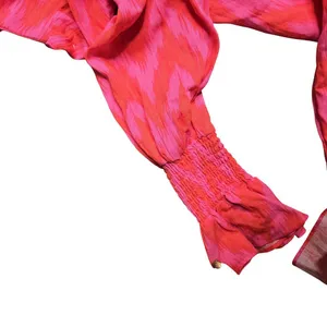 Tuckernuck Pomander Place Ikat Kenzo Dress in Hot Pink Size: L‎ thumbnail 3