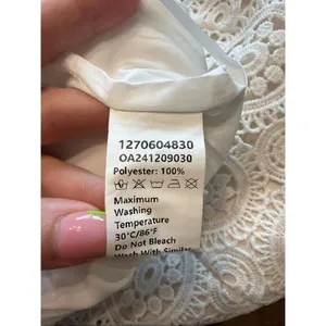 Commense Lace Floral Circle Hem Skirt White Size Medium thumbnail 5