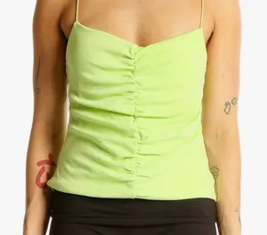 ZARA Top Green Crop thumbnail 1