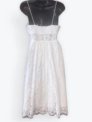 Lace Spaghetti Strap Midi Dress thumbnail 2