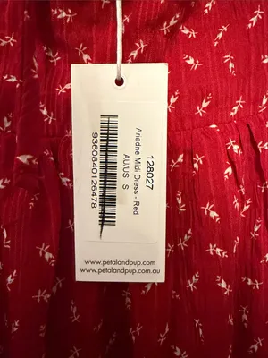 Petal and Pup Ariadine midi dress in Red Size Small NWT thumbnail 6