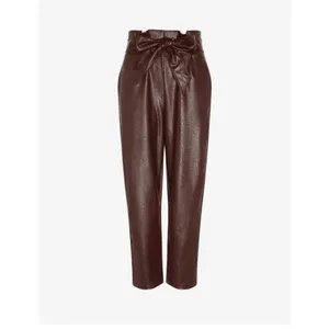 Commando Faux Leather Paper Bag Pant Burgundy Oxblood Womens Size S‎ thumbnail 2