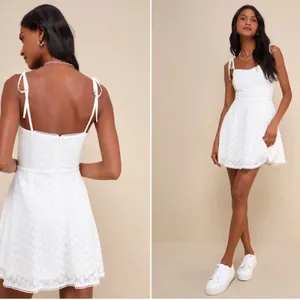 LULU's Bachelorette Engagement Bridal Shower Honeymoon Casual Brunch Mini Dress thumbnail 4