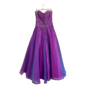 Previous Formals Blue‎ Prom Dress A Line Formal Gown Size 4 Princess thumbnail 7