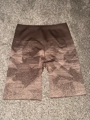 Gymshark Adapt Ombre Seamless Shorts in Penny Brown thumbnail 2