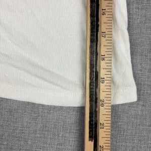 Maeve Anthropologie Baby Girl Shirt Womens Small White Square Neck Long Sleeve thumbnail 4