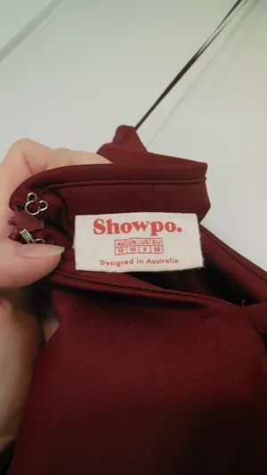 Showpo Maroon Prom Dress Gown Formal thumbnail 3