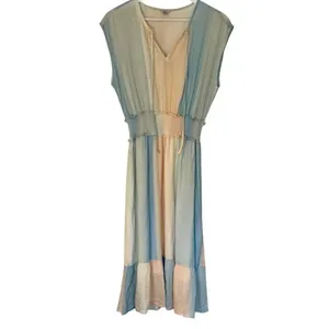 Rails Ashlyn sunset gradient smocked waist dress size small thumbnail 3
