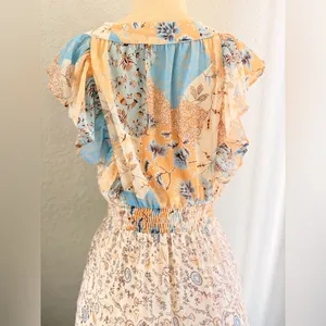 Lilyful women’s dress size Small Bohemian , wester chic maxi dress thumbnail 9