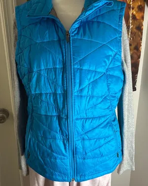 Blue Columbia Puffer Vest thumbnail 1