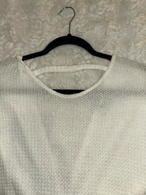 Material Girl Twist Knot White Sweater thumbnail 6