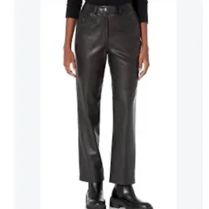 The Drop Jack Vegan Leather Straight Leg Pants Black 26 NWT thumbnail 2